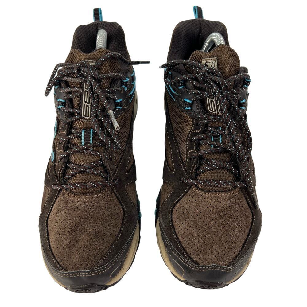 EUC NEW BALANCE 689 Brown Suede Leather Trail Running Hiking Womens Sneakers 9.5 - Picture 3 of 9